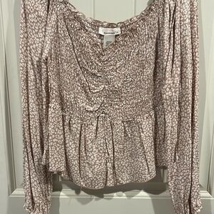Long sleeve blouse